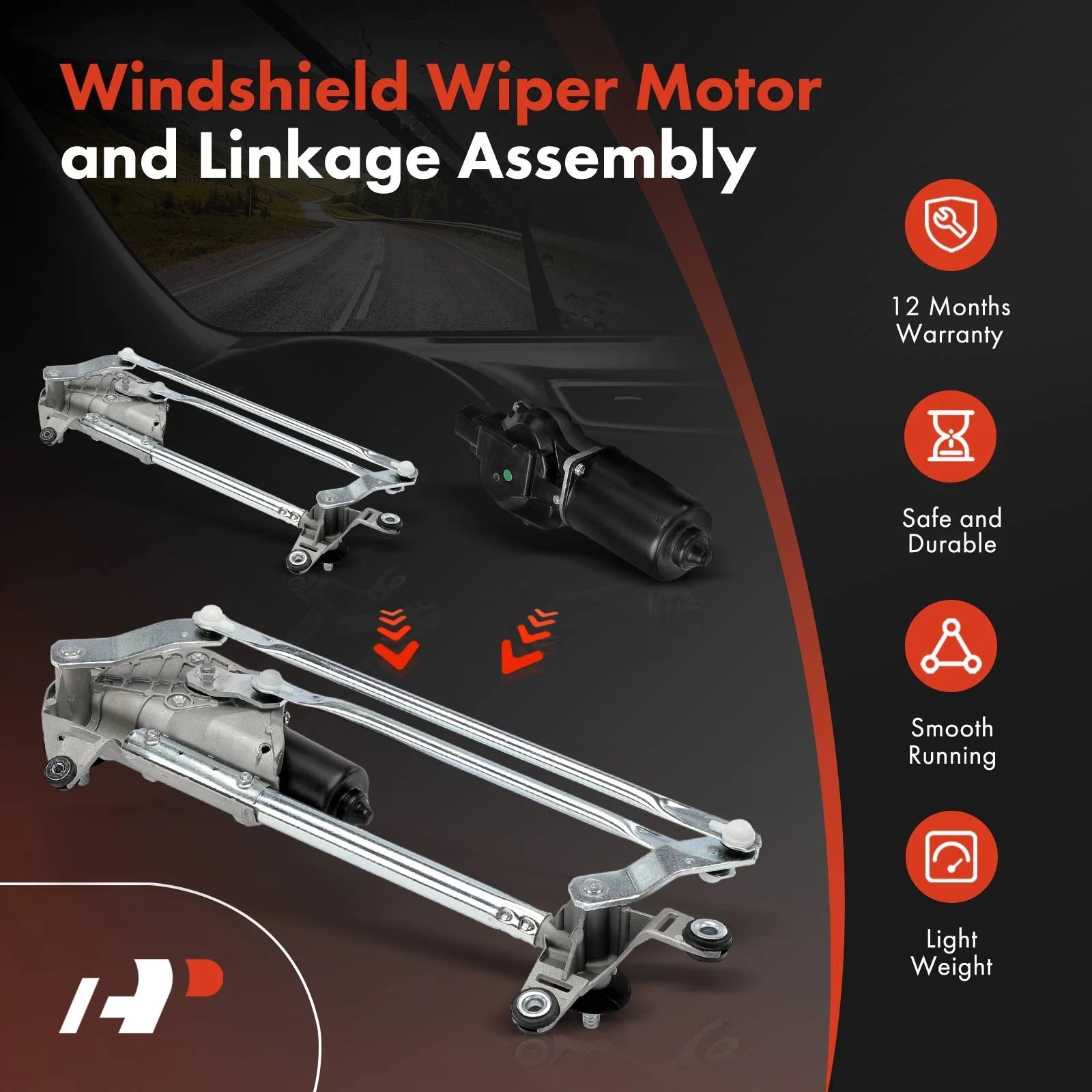 Wiper Motor & Linkage Assembly for Honda Accord Coupe (2003–2007)