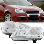 Chrome Headlights for Volkswagen Rabbit & Jetta (2005–2009)
