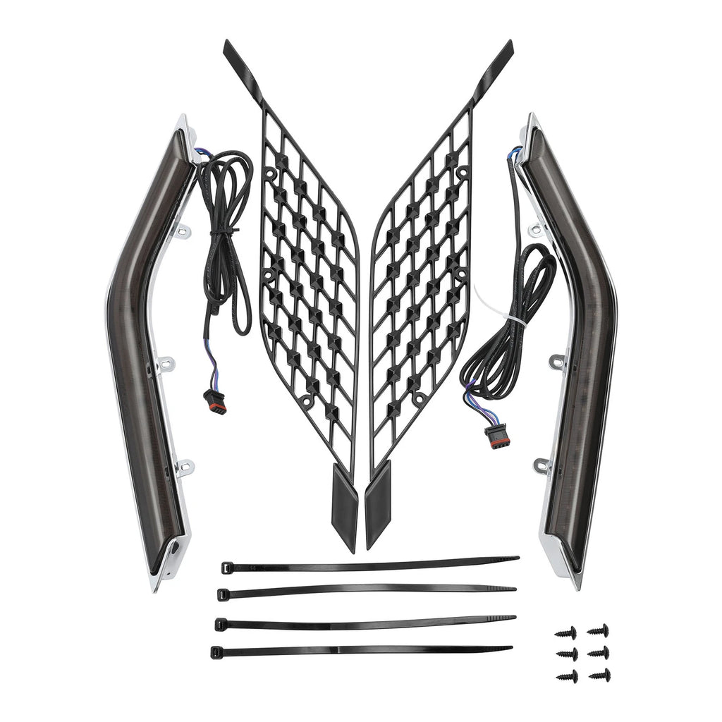 LED Radiator Grill Panels for Honda Goldwing GL 1800 Tour DCT (2018–2023)