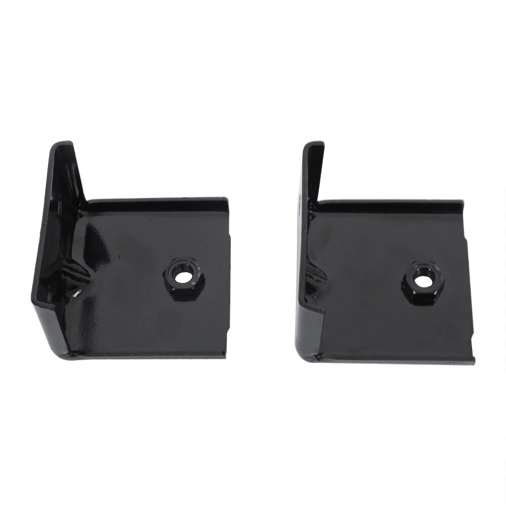 Set of 2 Front Bumper Brackets for Silverado 1500 (2016-2018) Black
