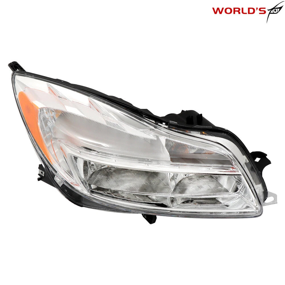 Headlight for Buick Regal (2011–2013) Halogen Chrome Housing Right Side