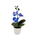 2X Phalaenopsis Orchid Bonsai Artificial Plant for Living Room Decor