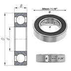 6903DDU Deep Groove Ball Bearing for Scooter Skateboard Wheel (P5)