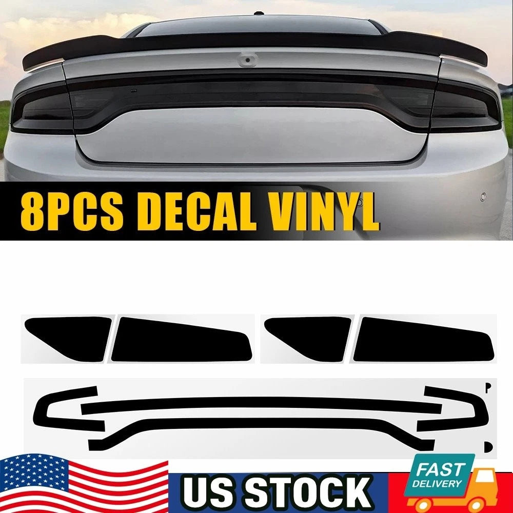 Smoke Tail Light PreCut Overlay Vinyl for Charger (2015–2023)