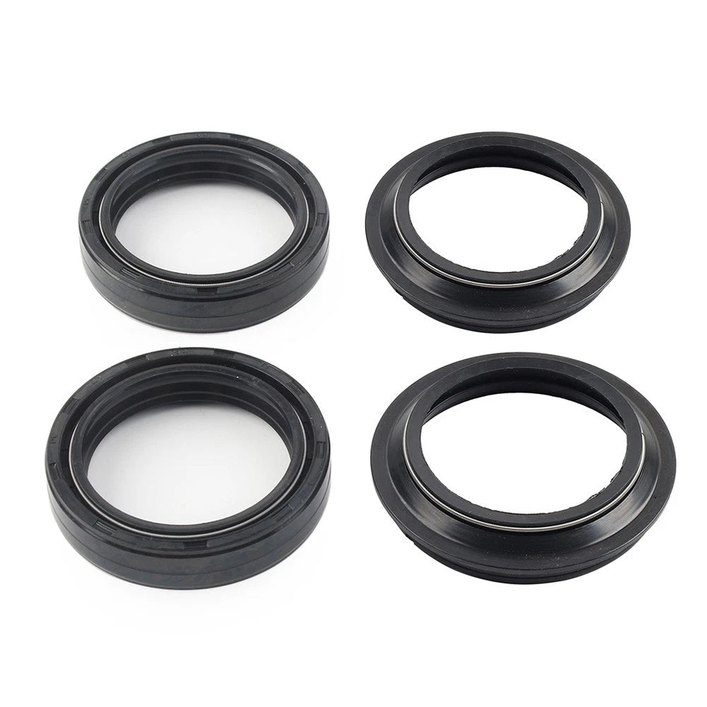 Set of 4 Front Fork Damper Shock Absorber Oil Seals for Motorcycle (47X58-11 MM)