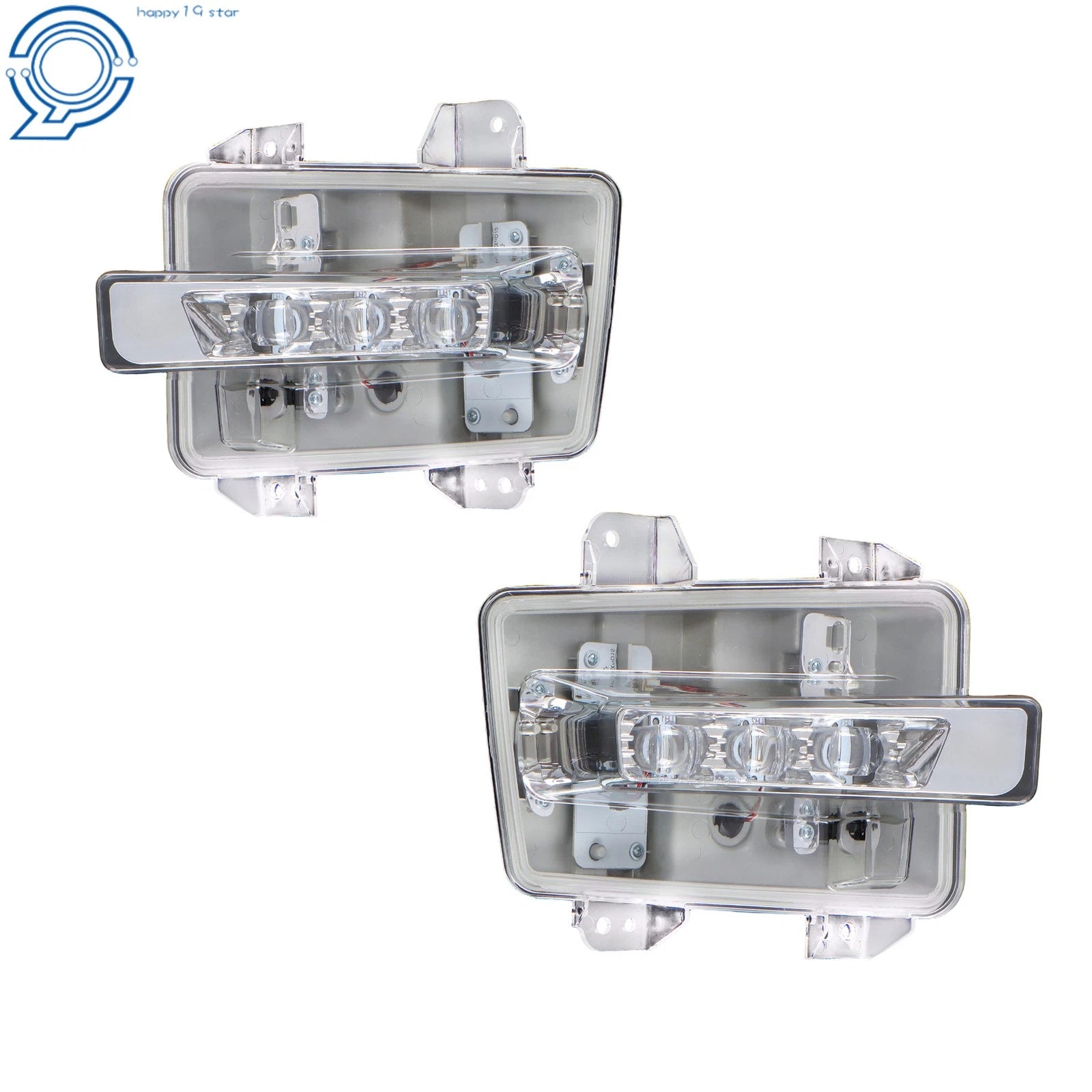 Set of 2 LED Fog Light Assembly Lamps for Ford Expedition (2015–2017)