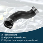 Radiator Hose for BMW 5 Series F07 (2009–2017) No. 11618516509 Black