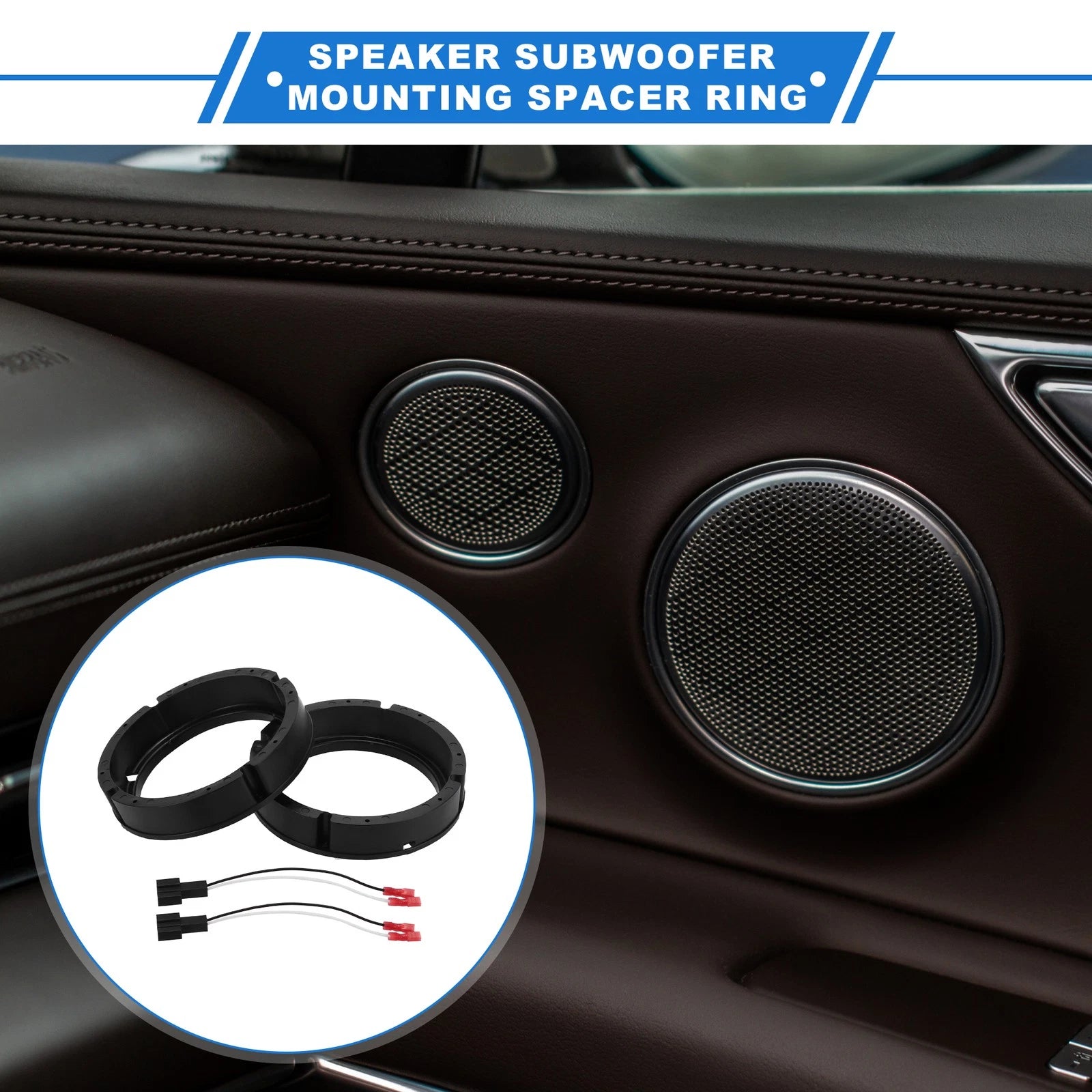 Set of 2 Speaker Spacer Rings for Volkswagen CC (2009–2017)