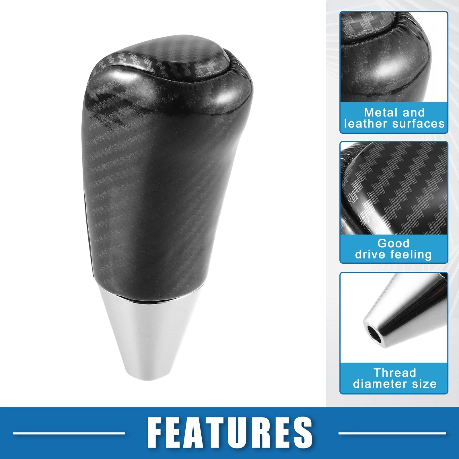 Gear Shift Knob for Toyota Land Cruiser (2016–2021) Black