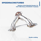 Stainless Steel Exhaust Header Manifold for Chevy 6Cyl 216/235/261 (1937–1962)