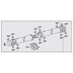 Driveshaft Centre Bearing 4x4 2WD for Toyota Hilux