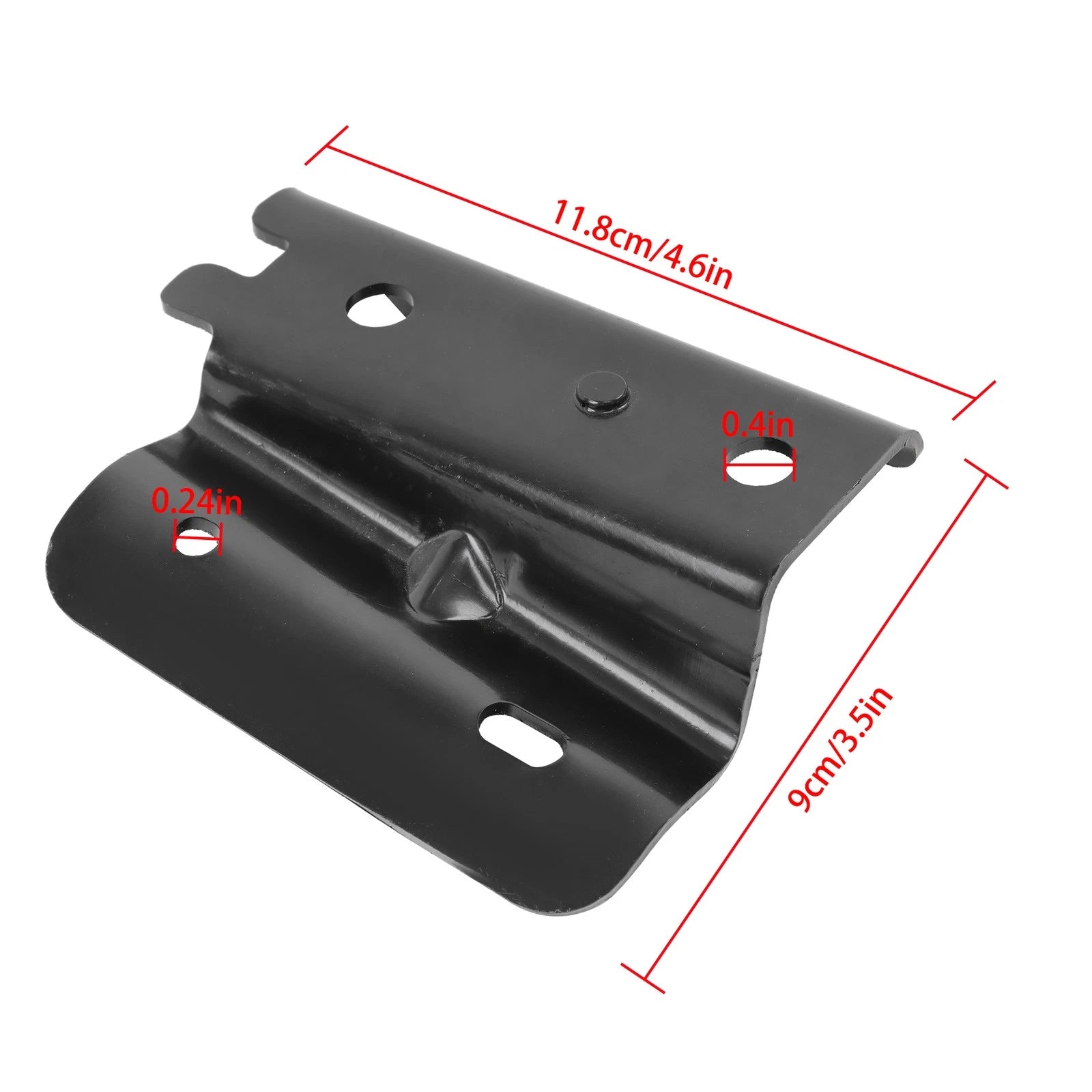 Set of 2 Metal Bow Brackets with Screws for Jeep Wrangler (2013–2017)