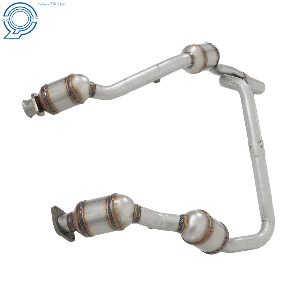 Exhaust Y Pipe Catalytic Converter Set for Jeep Wrangler JK (2007–2009)