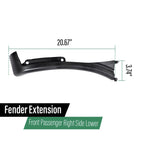 Front Right Fender Extension for Chevrolet Express, GMC Savana (1996–2023)