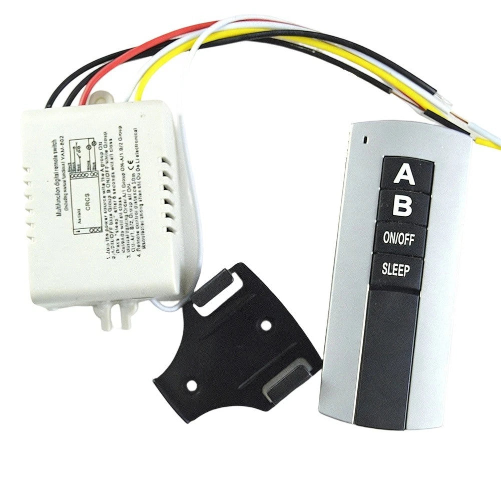 2 Way Wireless Remote Control Switch for Ceiling Light & Exhaust Fan