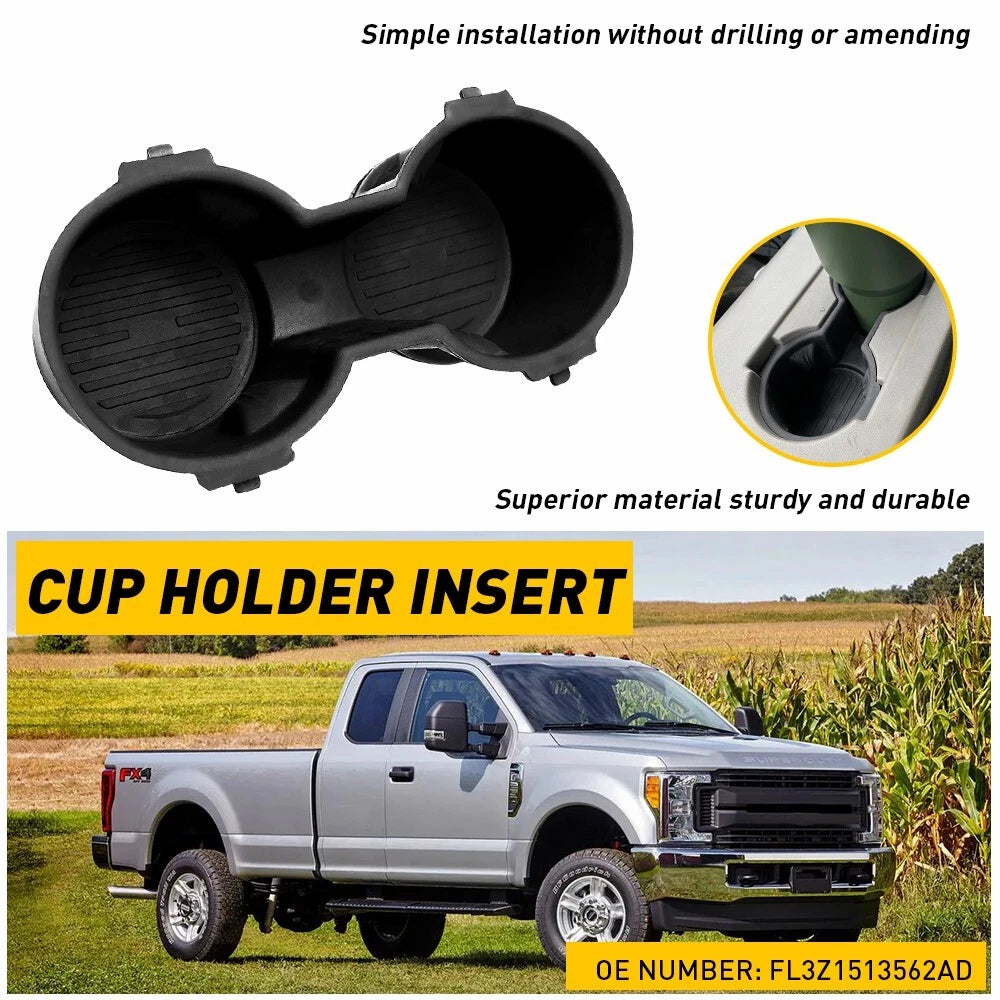 Front Cup Holder for Ford Super Duty F-250/F-350/F-450/F-550 (2017–2022)
