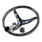 Marine Steering Wheel 13.5" w/ Knob & Center Nut for Schmitt 7161321FGK-R