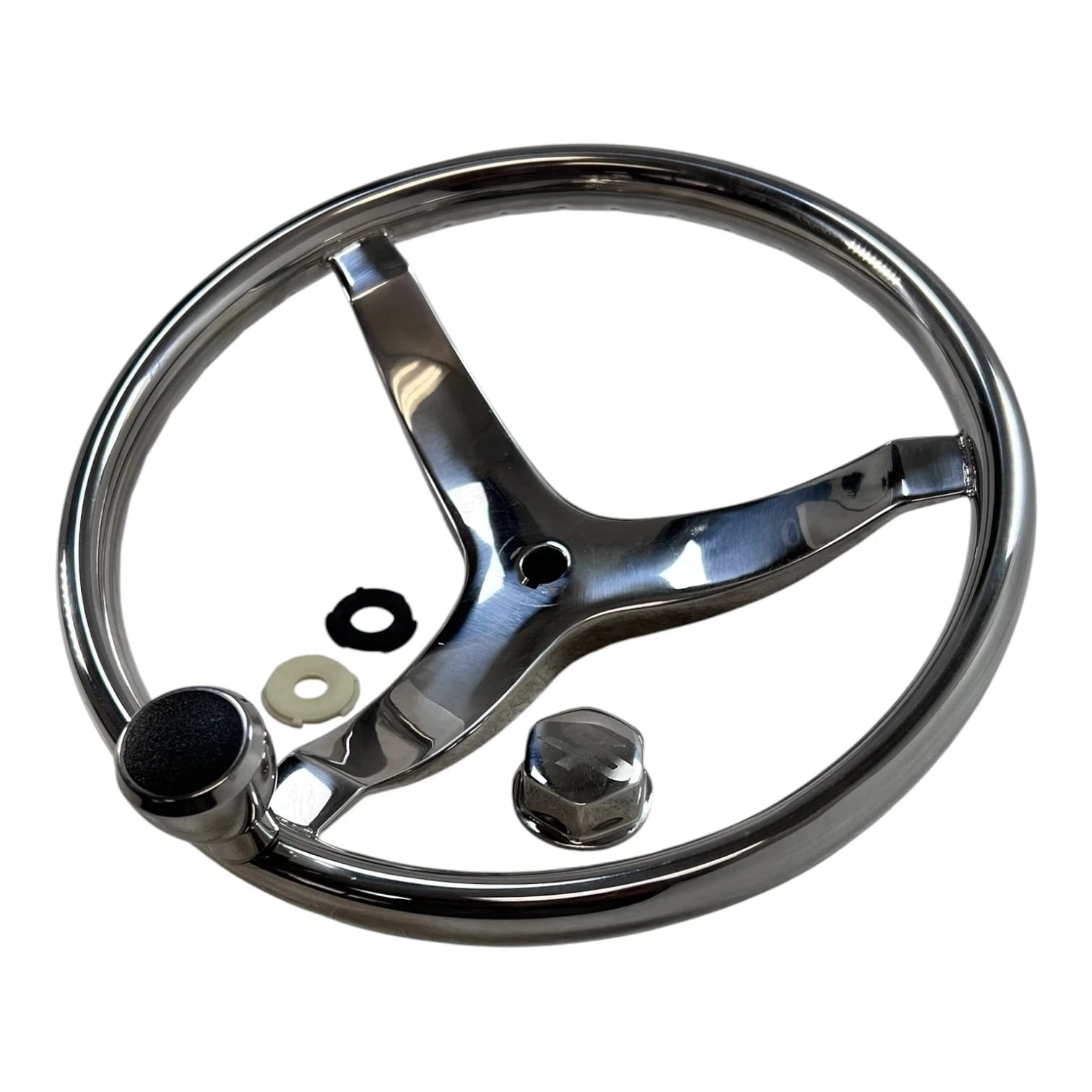 Marine Steering Wheel 13.5" w/ Knob & Center Nut for Schmitt 7161321FGK-R