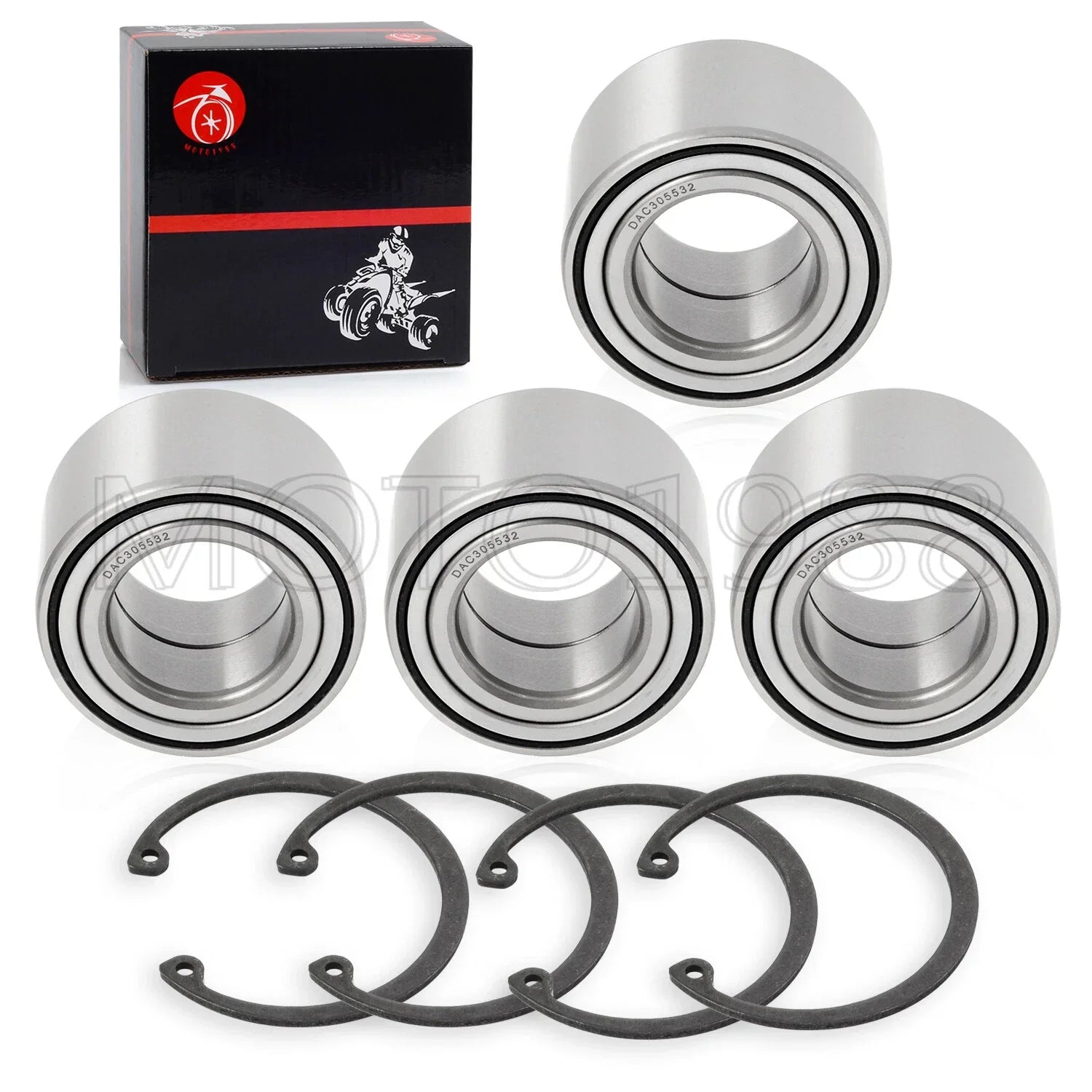 2 x Wheel Bearing X4 for Yamaha Grizzly 550/660/700