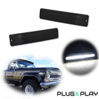 Smoked White Side Marker Lights for Jeep CJ, SJ, J Series Pickup