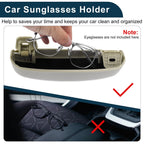 Sunglasses Case for Ford Everest (2015–2021) Eyeglasses Holder Storage Box Beige