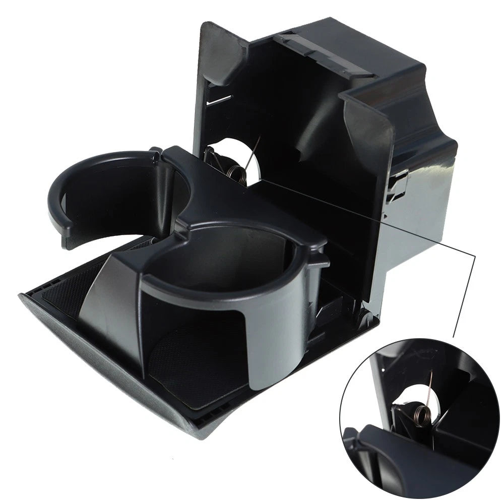 Center Console Cup Holder for Nissan Titan (2008-2015) Black