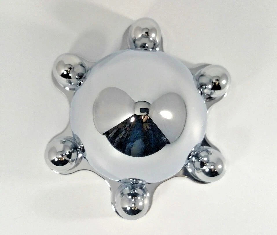 Wheel Hub Caps Set Chrome 6 Lug 5-1/2 Pattern for Chevy Bolt (2008–2014)
