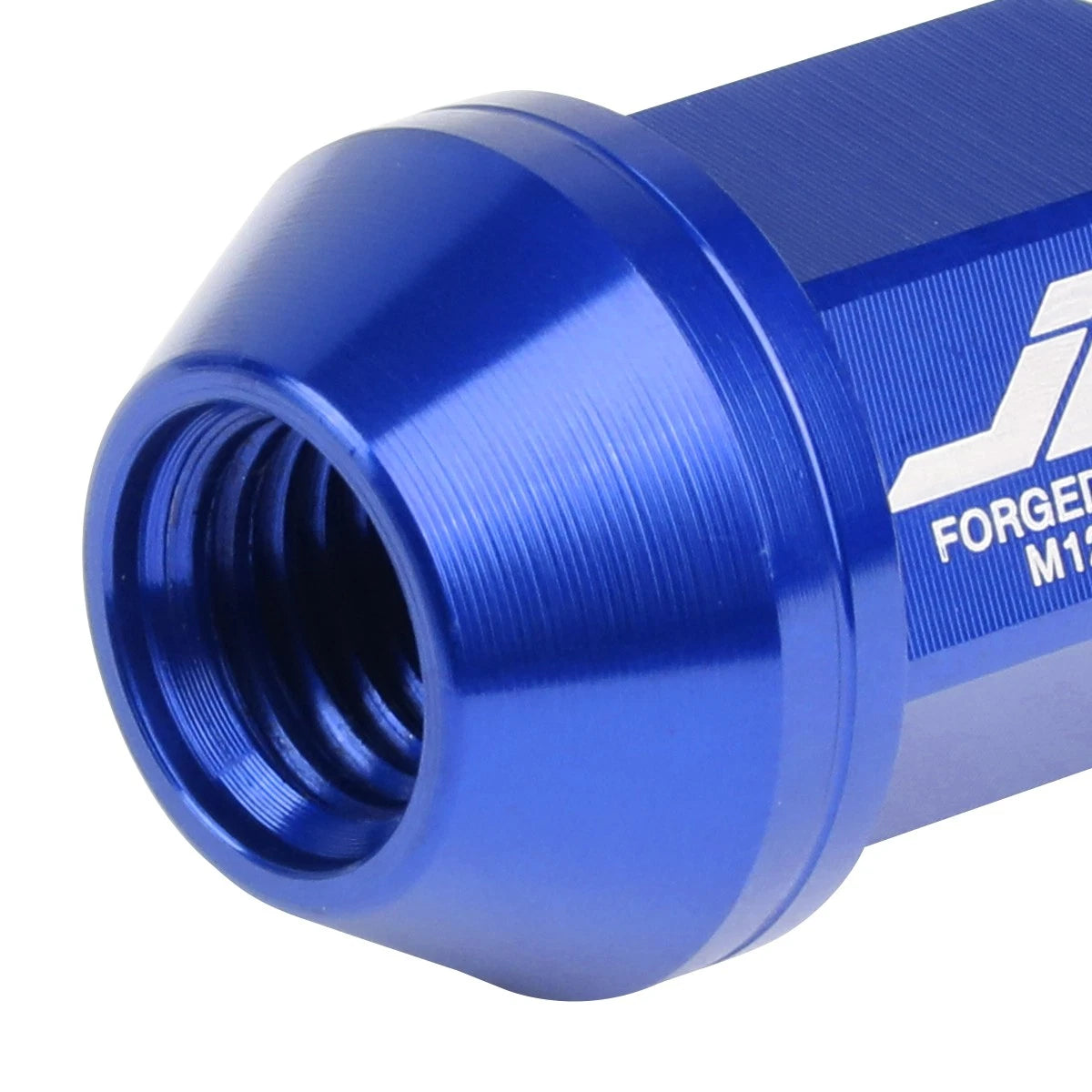 Set of 20 J2 7075 Forged Aluminum M12X1.5 Close-End Lug Nuts for Universal