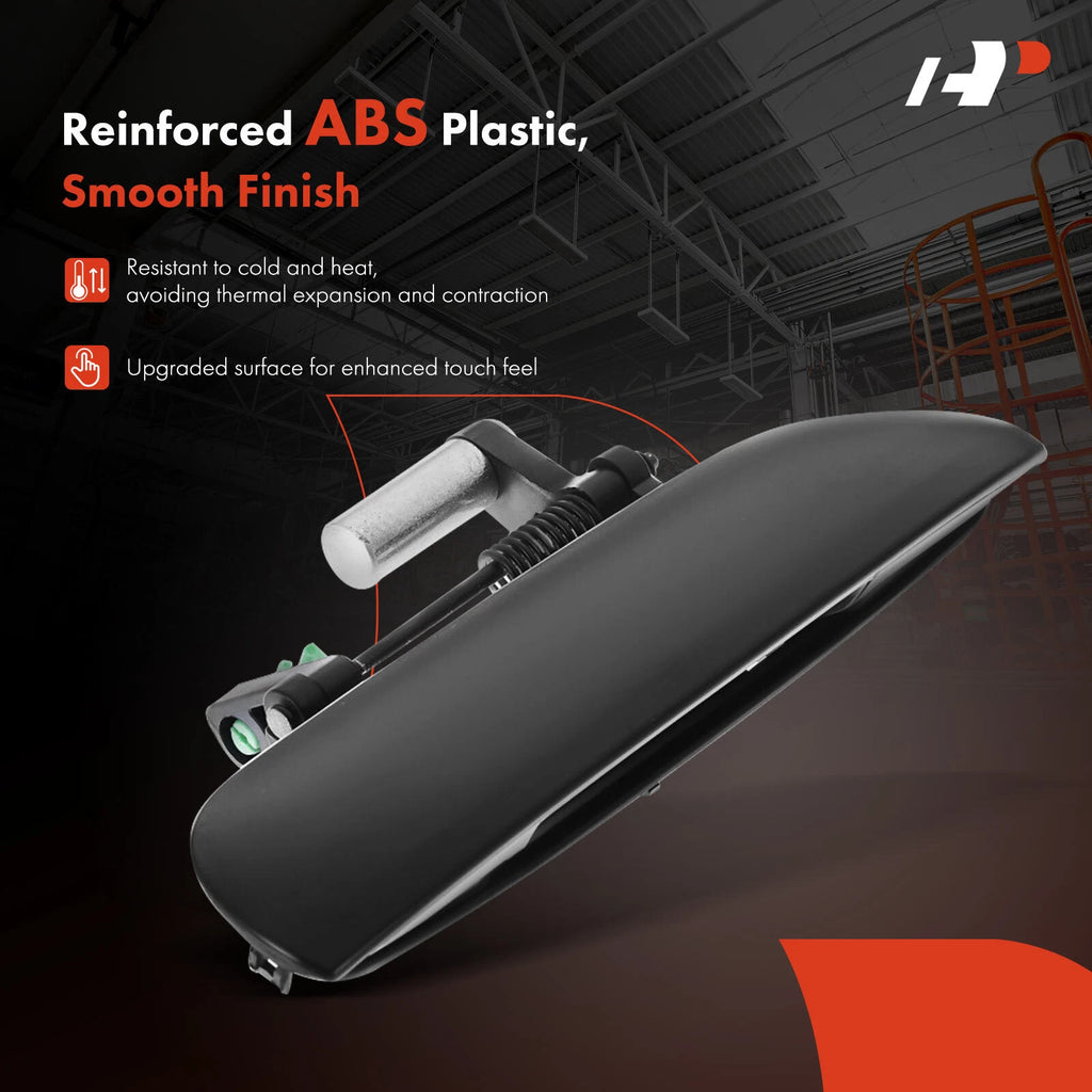 Front Right Black Exterior Door Handle for Honda Fit (2009–2013)