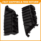Set of 2 Black Front Bumper Stiffener Brackets for Infiniti Q50 (2014–2022)