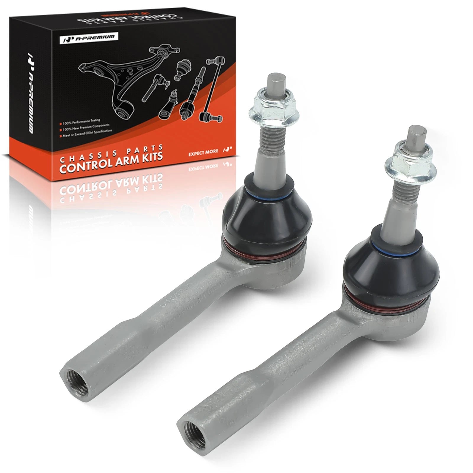 2Pcs Front Outer Tie Rod Ends for Chevrolet Bolt EV (2017–2023)