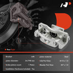 Rear Passenger Side Brake Caliper for Mitsubishi Galant (2004-2012)