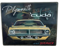 12" X 15" Metal Sign for 1970 Plymouth Cuda