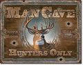 Vintage Replica Tin Metal Sign for Man Cave Cabin (1935)