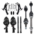 Set of 4 Front Struts & Rear Shock Absorbers for Toyota Sienna (2011–2014)
