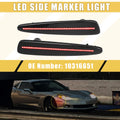 Set of 2 Rear LED Side Marker Lights for Chevy Corvette (10440721)