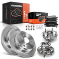 Rear Disc Brake Rotor & Pad Set for Honda Odyssey (2002–2004)