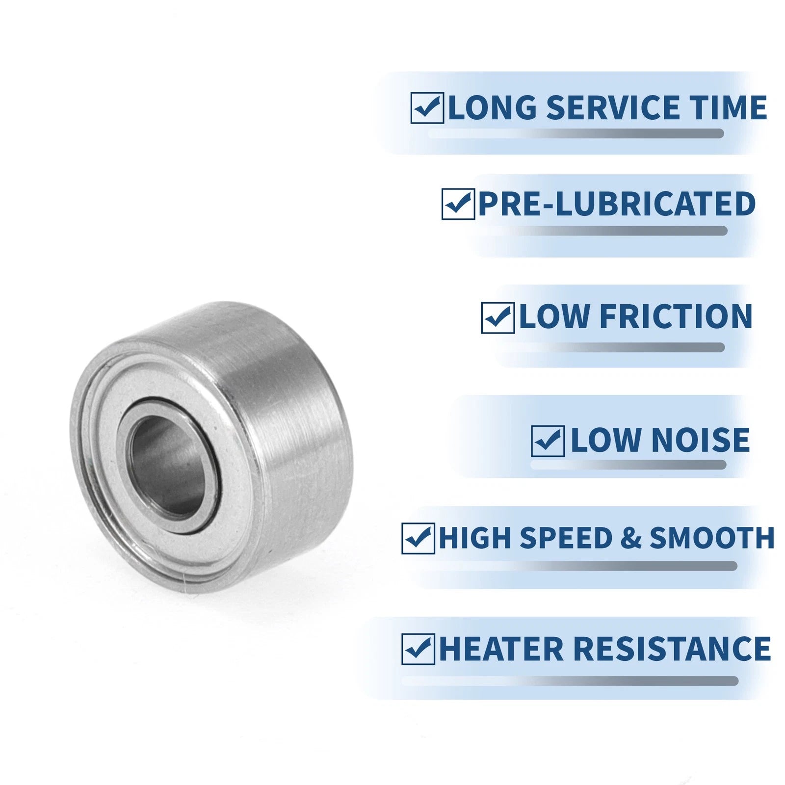Deep Groove Ball Bearing 830ZZ for Scooter Skateboard Wheel (3x8x4mm)