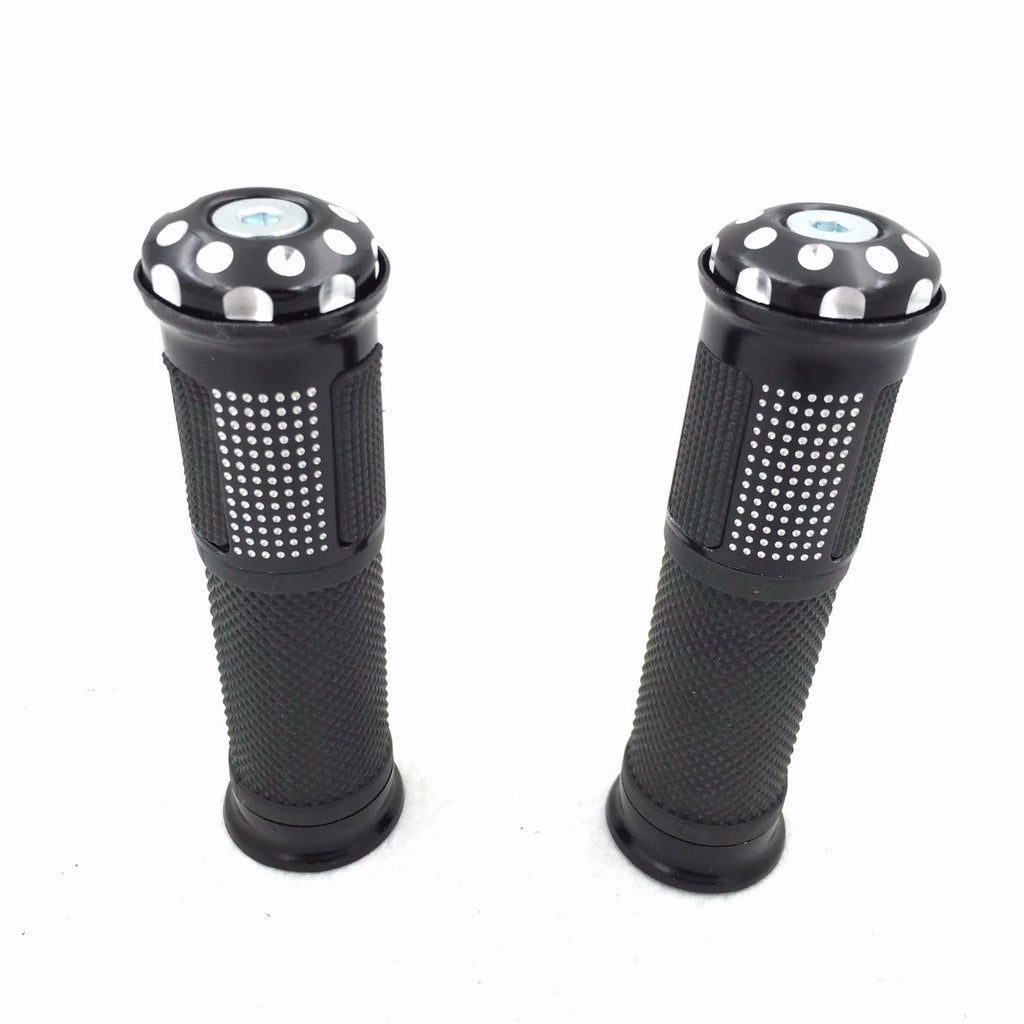 7/8" Black Rubber Handlebar Grips for Honda CBR 600 F3 F4i CB1000R CB1300 CB600F (1997–2007)