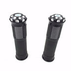 7/8" Black Rubber Handlebar Grips for Honda CBR 600 F3 F4i CB1000R CB1300 CB600F (1997–2007)
