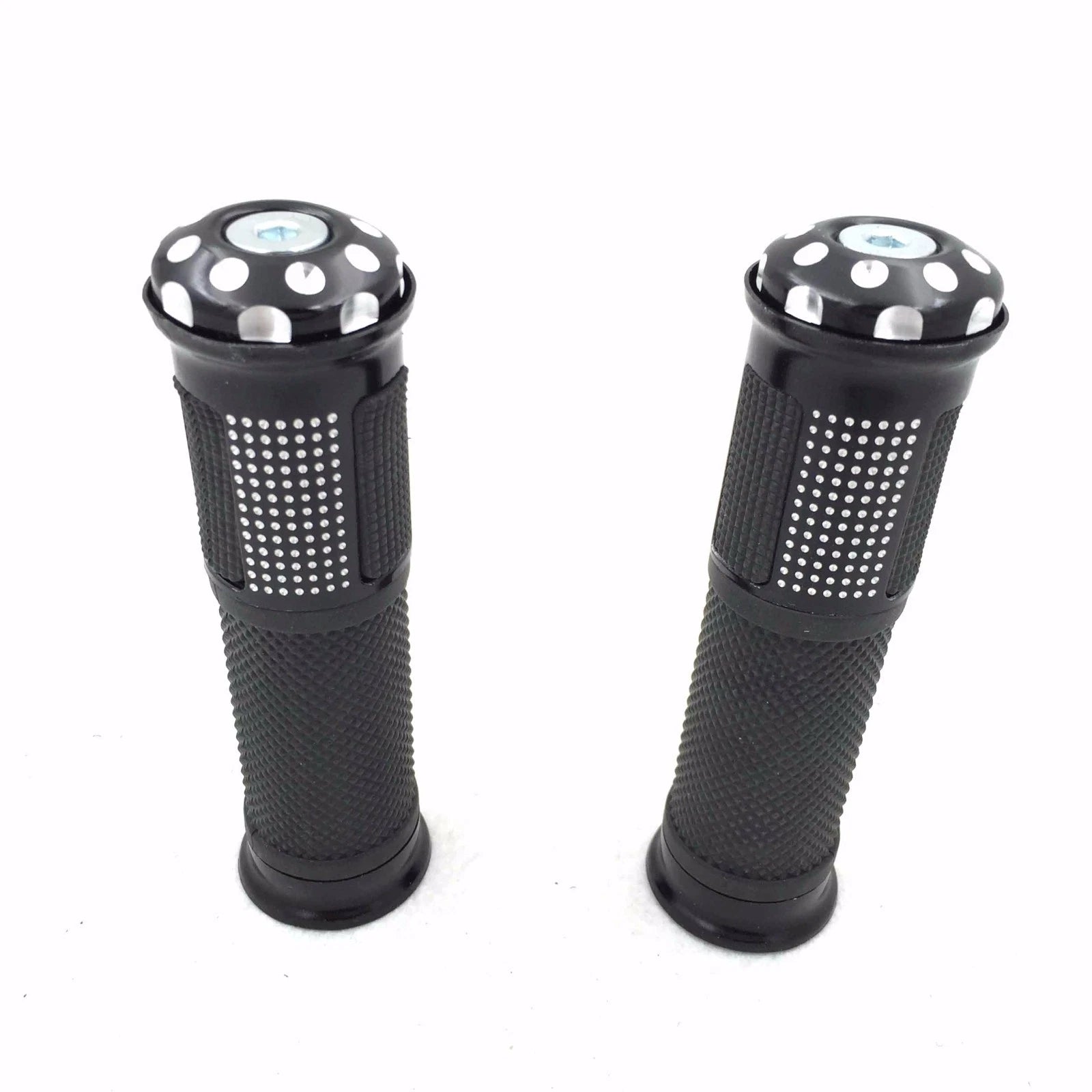 7/8" Black Rubber Handlebar Grips for Honda CBR 600 F3 F4i CB1000R CB1300 CB600F (1997–2007)