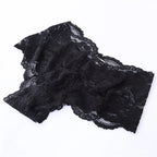 2X Lace Floral Bikini Thong Briefs for Men