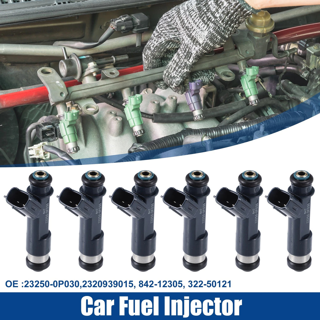 Set of 6 Fuel Injector Nozzles for Toyota Tacoma 4.0L (2005–2011) 23250-0P030