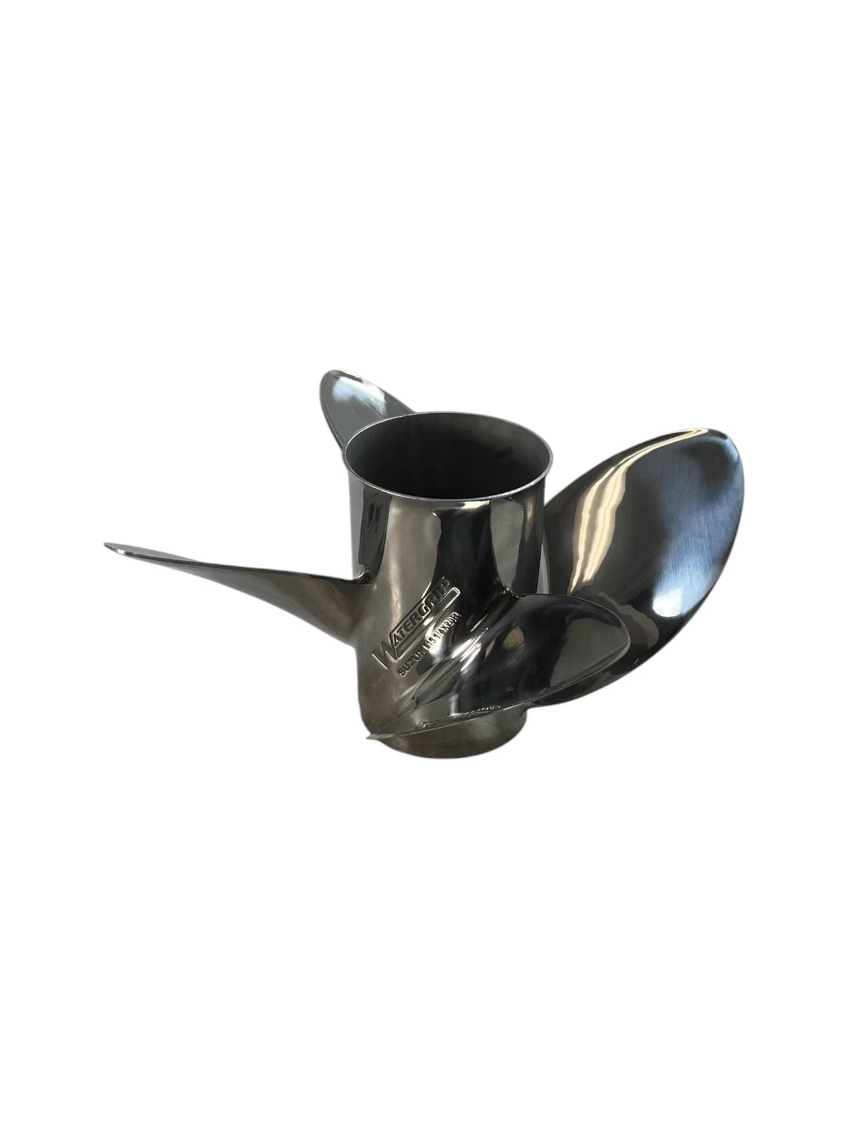 Set of 4 Stainless Steel Watergrip Propellers for Suzuki Marine (RH, 15 1/4 x 20R)