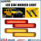 Set of 4 Smoked LED Side Marker Lights for Hummer H2 (2003–2009)