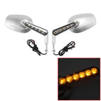 Rear View Mirrors with LED Turn Signals for Harley Davidson V-Rod VRSCF (2009–2017)