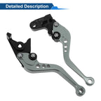 Adjustable Short Brake Clutch Levers for Honda CBF600/SA (2010–2013) Titanium Tone