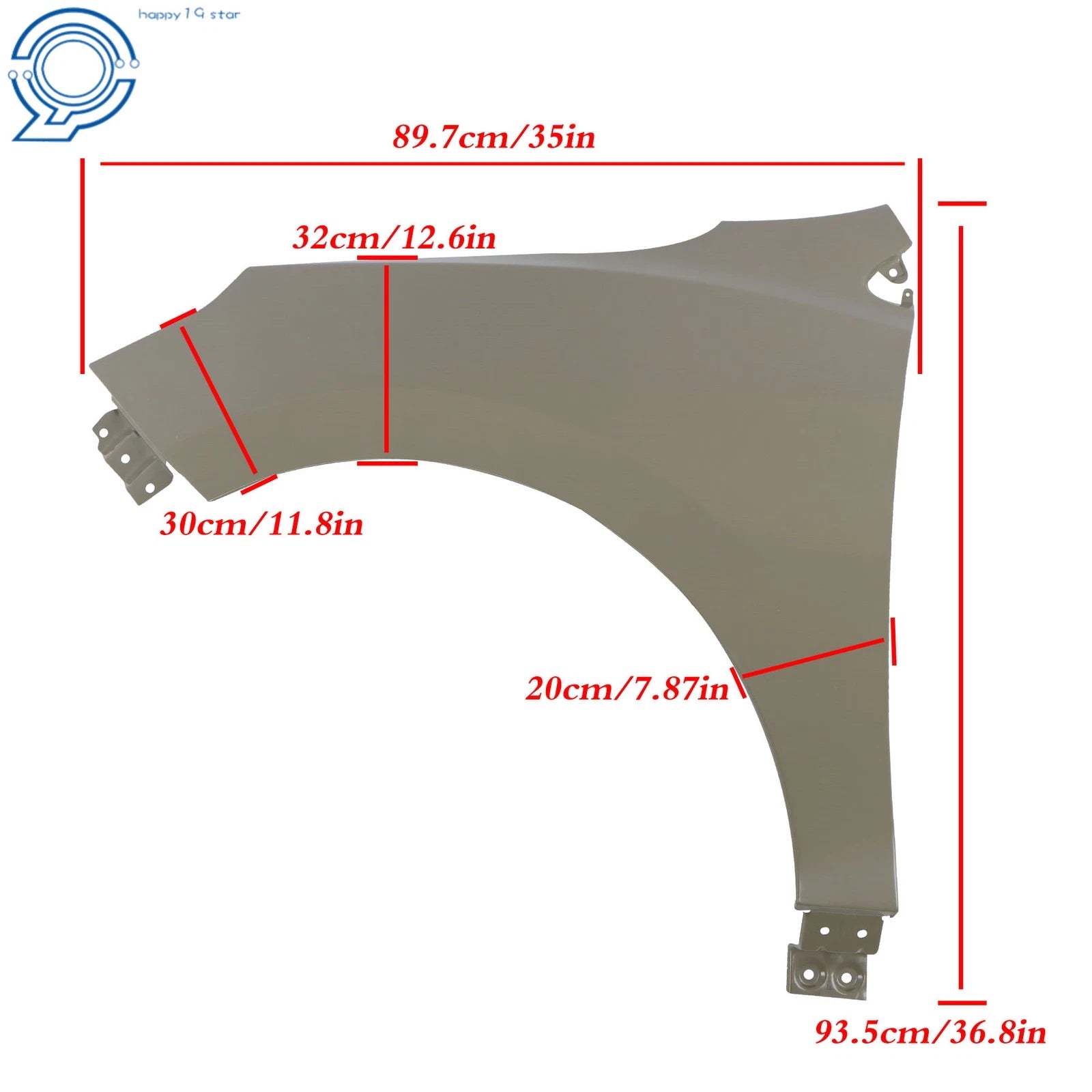 Front Left Steel Fender for Chevy Equinox (2018-2024)
