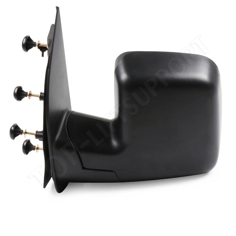 Driver Side Telescoping Black Mirror for Ford Econoline (2003–2014)