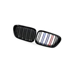 Gloss Black Dual Line M Style Grille for BMW 3 E46 M3 Coupe (1998–2002)